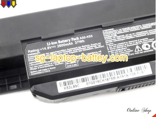  image 2 of Genuine ASUS PRO5NSD Battery For laptop 2600mAh, 37Wh , 14.8V, Black , Li-ion