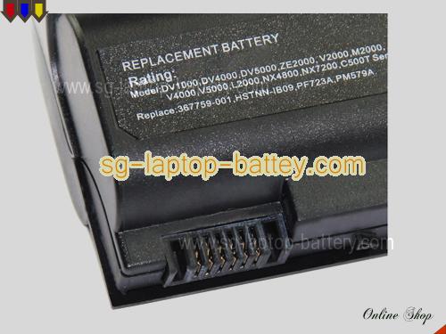  image 3 of HP Paviliondv4004ap-pv298pa Replacement Battery 7800mAh 10.8V Black Li-lion