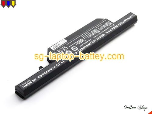  image 2 of Genuine CLEVO W540BAT-6 Battery For laptop 4400mAh, 48.84Wh , 11.1V, Black , Li-ion