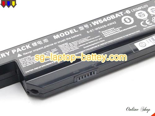  image 3 of Genuine CLEVO W540BAT-6 Battery For laptop 4400mAh, 48.84Wh , 11.1V, Black , Li-ion