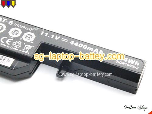  image 4 of Genuine CLEVO W550SU Battery For laptop 4400mAh, 48.84Wh , 11.1V, Black , Li-ion