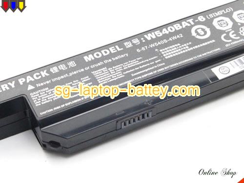 image 3 of Genuine CLEVO W550SU1 Battery For laptop 4400mAh, 48.84Wh , 11.1V, Black , Li-ion