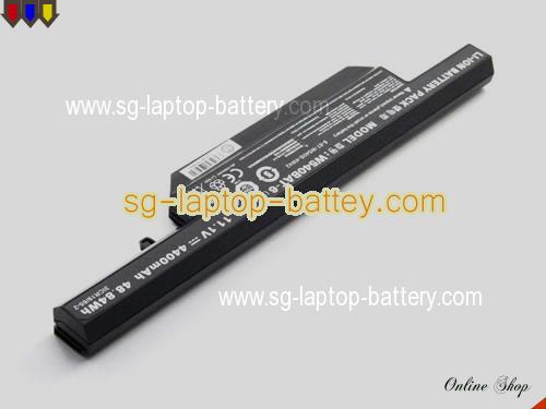  image 2 of Genuine CLEVO W550SU2 Battery For laptop 4400mAh, 48.84Wh , 11.1V, Black , Li-ion