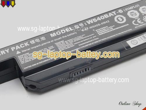  image 3 of Genuine CLEVO W550SU2 Battery For laptop 4400mAh, 48.84Wh , 11.1V, Black , Li-ion