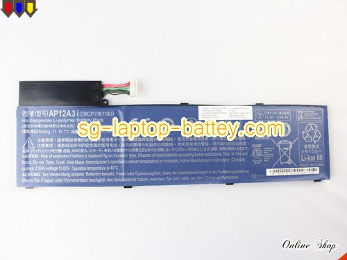  image 5 of Genuine ACER TRAVELMATE P645-MG Battery For laptop 4850mAh, 54Wh , 11.1V, Black , Li-ion