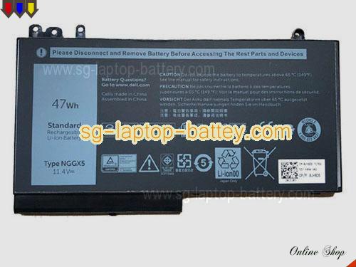  image 1 of Genuine DELL ORYXXH Laptop Battery 0VVXTW rechargeable 4130mAh, 47Wh Black In Singapore