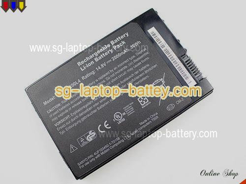  image 1 of Genuine MOTION BATKEX00L4 Laptop Battery 508.201.01 rechargeable 2000mAh Black In Singapore