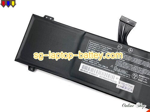  image 1 of Genuine SCHENKER GKIDT-00-13-3S2P-0 Laptop Battery 3ICP7/63/69-2 rechargeable 8200mAh, 93.48Wh Black In Singapore