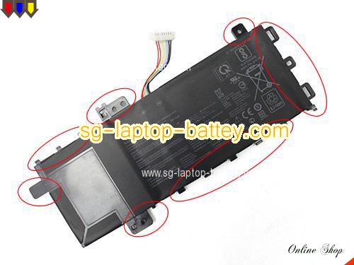  image 1 of Genuine ASUS B21N1818 Laptop Battery 2ICP6/61/80 rechargeable 4212mAh, 32Wh Black In Singapore