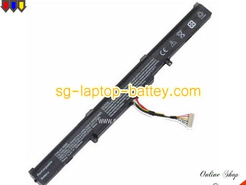  image 1 of Replacement ASUS A41X550E Laptop Battery A41-X550E rechargeable 2200mAh Black In Singapore