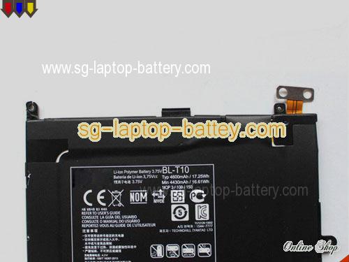  image 2 of Genuine LG EAC62159101 Laptop Battery BLT10 rechargeable 4600mAh, 17Wh Black In Singapore