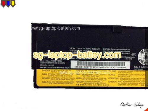  image 2 of Genuine LENOVO SB10K97579 Laptop Battery SB10K97581 rechargeable 2110mAh, 24Wh Black In Singapore