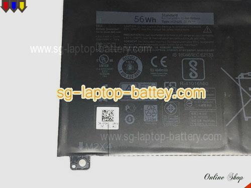  image 2 of Genuine DELL B0768CM848 Laptop Battery B07GVPFFHT rechargeable 4865mAh, 56Wh Black In Singapore