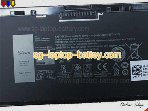  image 2 of Genuine DELL G95J5 Laptop Battery 3RNFD rechargeable 7300mAh, 54Wh Black In Singapore