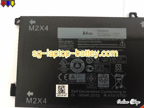  image 2 of Genuine DELL P56F Laptop Battery T453X rechargeable 7260mAh, 84Wh Black In Singapore