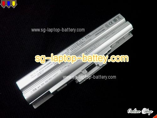  image 2 of Replacement SONY VGP-BPL13 Laptop Battery VGP-BPS13/B rechargeable 5200mAh Silver In Singapore