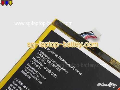  image 3 of Genuine LENOVO 121500180 Laptop Battery L12D1P31 rechargeable 3650mAh, 13.5Wh Black In Singapore