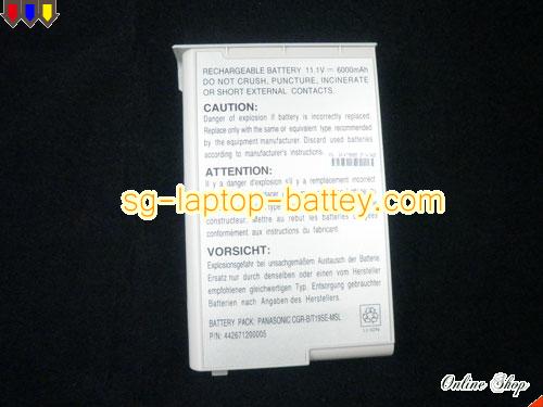  image 3 of Replacement MITAC BATLITMI81 Laptop Battery 442671200005 rechargeable 6600mAh Grey In Singapore