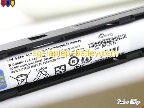  image 4 of Genuine IBM 111-00750+B0 Laptop Battery A7CC rechargeable 41.8Wh, 5.8Ah Black In Singapore