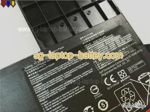  image 4 of Genuine ASUS B21N1506 Laptop Battery 0B20001430600 rechargeable 4110mAh, 32Wh Black In Singapore