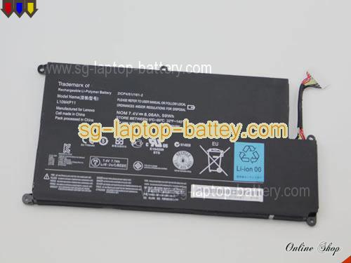  image 4 of Genuine LENOVO 121500059 Laptop Battery L10M4P11 rechargeable 59Wh, 8.06Ah Black In Singapore