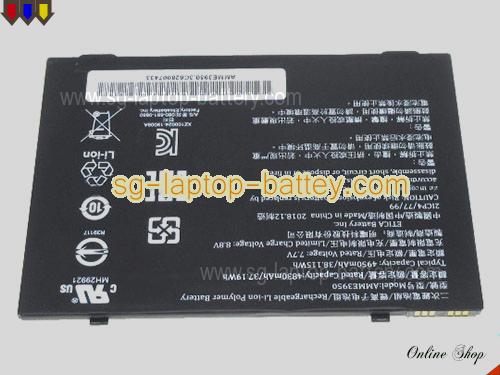  image 5 of Genuine ZEBRA 2ICP4/77/99 Laptop Battery AMME3950 rechargeable 4830mAh, 37.19Wh Black In Singapore