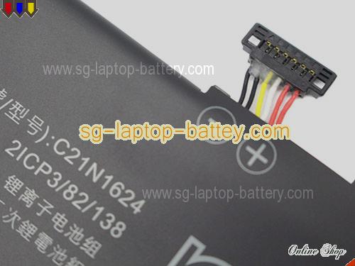  image 5 of Genuine ASUS C21N1624 Laptop Battery 2ICP3/82/138 rechargeable 5070mAh, 39Wh Black In Singapore