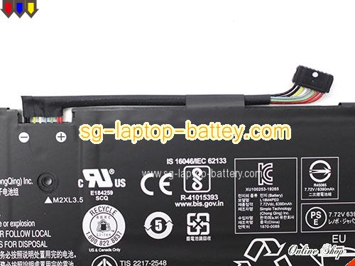  image 5 of Genuine LENOVO SB10W67368 Laptop Battery L18M4PE0 rechargeable 6610mAh, 51Wh Black In Singapore