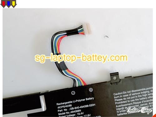  image 5 of Genuine SAGER GBS40494088020H Laptop Battery GB-S40-494088-020H rechargeable 2495mAh, 45.3Wh Black In Singapore