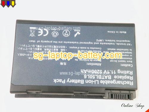  image 5 of Replacement ACER LIP8151CMP Laptop Battery 90NCP51LD4SU2 rechargeable 5200mAh Black In Singapore