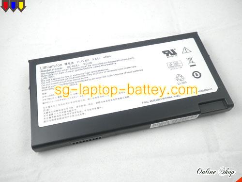  image 5 of Replacement AVERATEC 23+050520+01 Laptop Battery 23+050520+10 rechargeable 3800mAh Black In Singapore