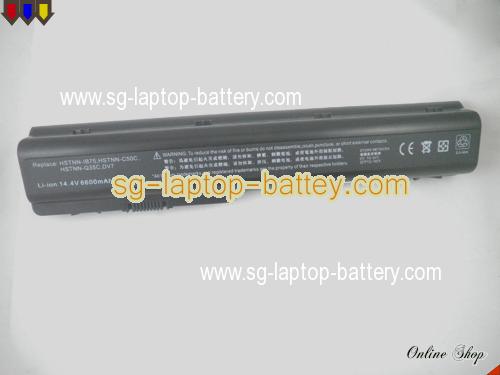  image 5 of Replacement HP 464059-121 Laptop Battery 464059-362 rechargeable 6600mAh Black In Singapore