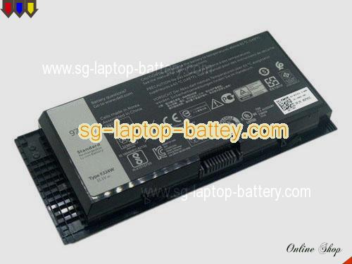  image 5 of Genuine DELL 312-1354 Laptop Battery 7FF1K rechargeable 8700mAh, 97Wh Black In Singapore